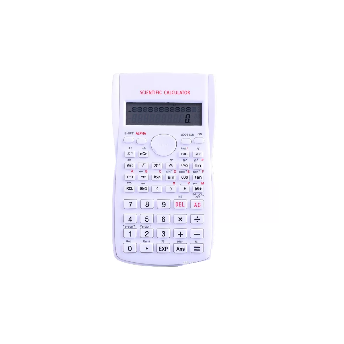 Calculadora Cientifica Escolar Con Baterias 240 Funciones  Eo Safe Imports Esi-12666 Blanco