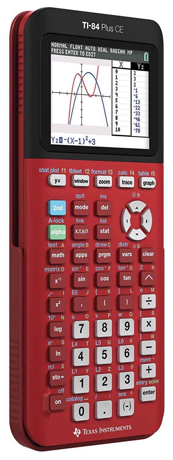 Foto 4 pulgar | Calculadora Gráfica Texas Instruments Ti-84 Plus Ce Red - Venta Internacional.