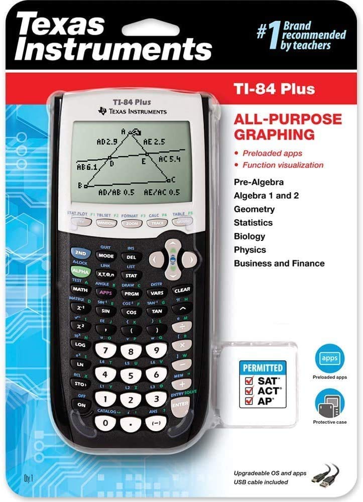 Foto 3 pulgar | Calculadora Gráfica Texas Instruments Ti-84 Plus Negra - Venta Internacional.