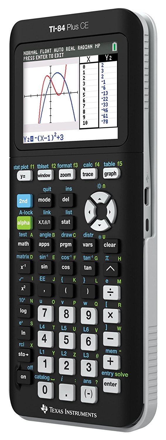 Foto 4 pulgar | Calculadora Gráfica Texas Instruments Ti-84 Plus Ce Negra - Venta Internacional.