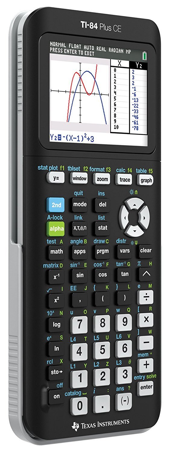 Foto 5 pulgar | Calculadora Gráfica Texas Instruments Ti-84 Plus Ce Negra - Venta Internacional.