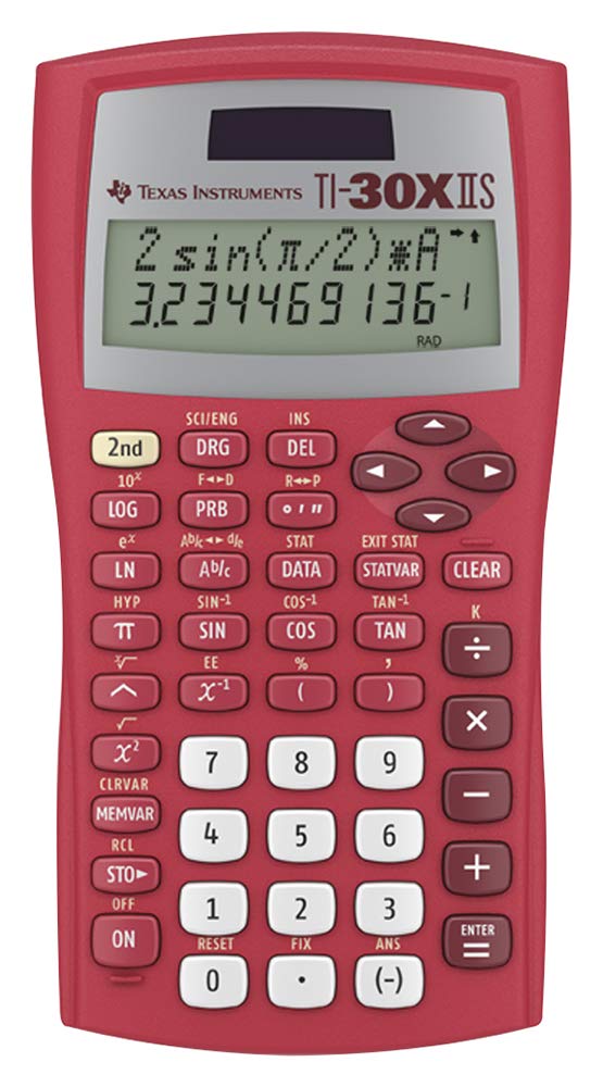 Foto 3 pulgar | Calculadora Científica Texas Instruments Ti-30xiis, Color Rojo - Venta Internacional.