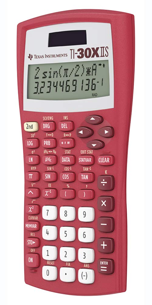 Foto 4 pulgar | Calculadora Científica Texas Instruments Ti-30xiis, Color Rojo - Venta Internacional.