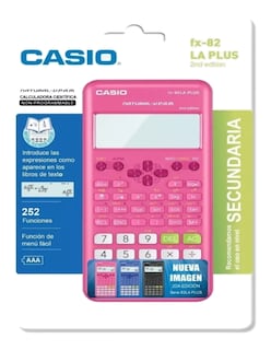 Foto 4 | Calculadora Científica Casio Rosa