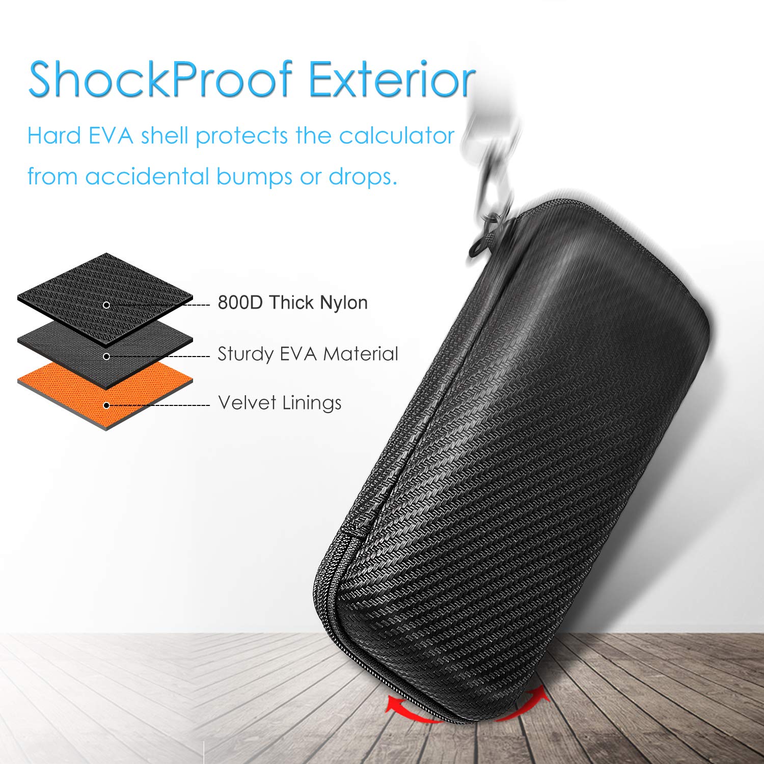 Foto 6 pulgar | Funda De Transporte Para Calculadora Gráfica Fintie Para Ti-84 Plus Ce - Venta Internacional.