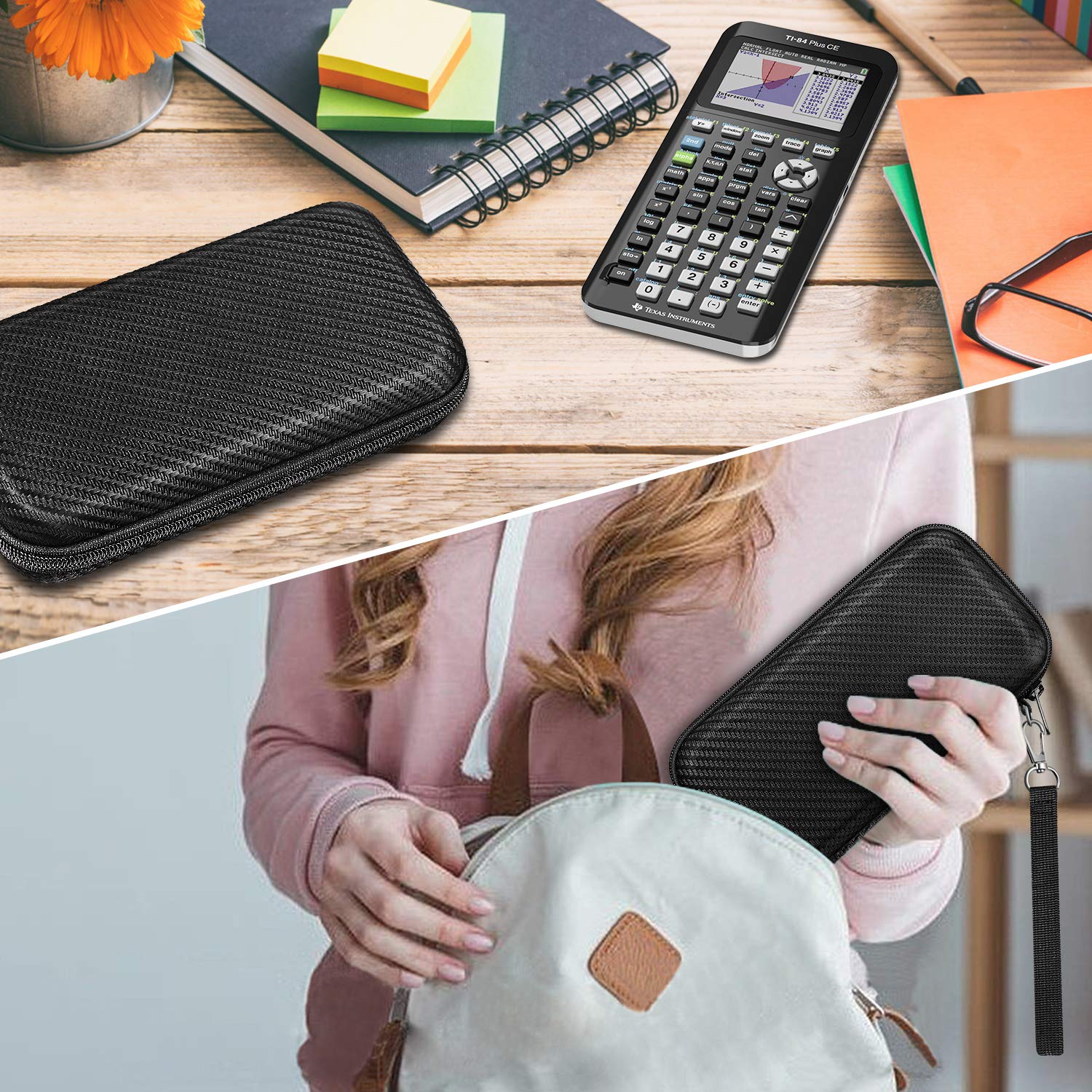Foto 8 pulgar | Funda De Transporte Para Calculadora Gráfica Fintie Para Ti-84 Plus Ce - Venta Internacional.