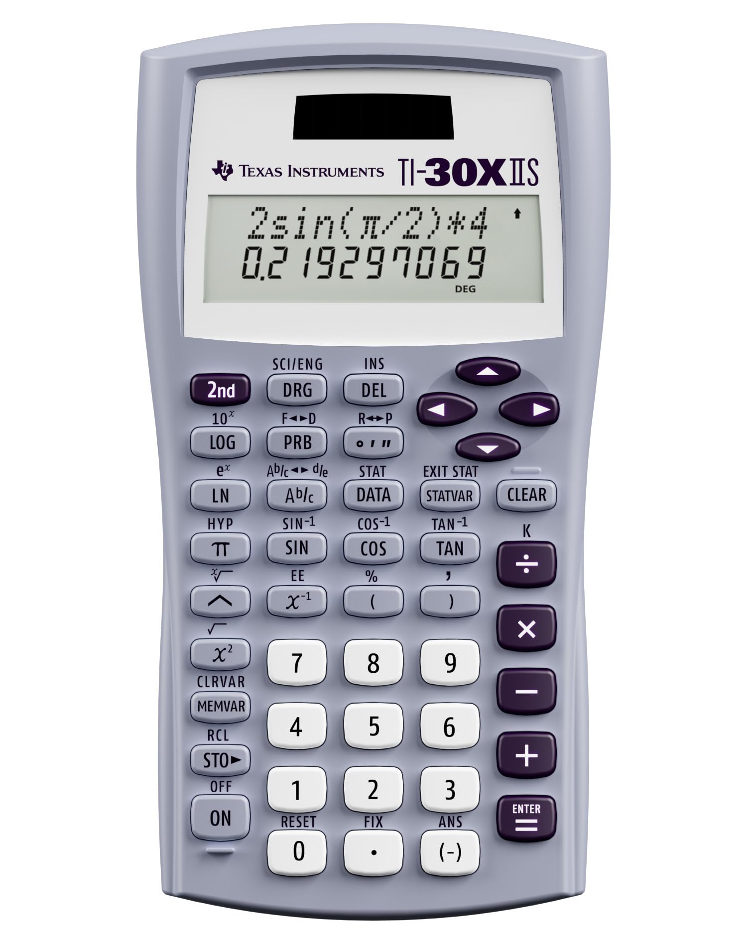 Foto 2 pulgar | Calculadora Científica Ti-30xiis, Límites De Lavanda - Venta Internacional.