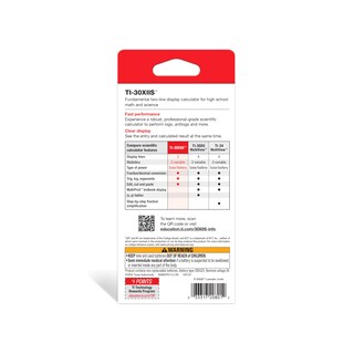 Foto 3 | Calculadora Científica Ti-30xiis, Límites De Lavanda - Venta Internacional.