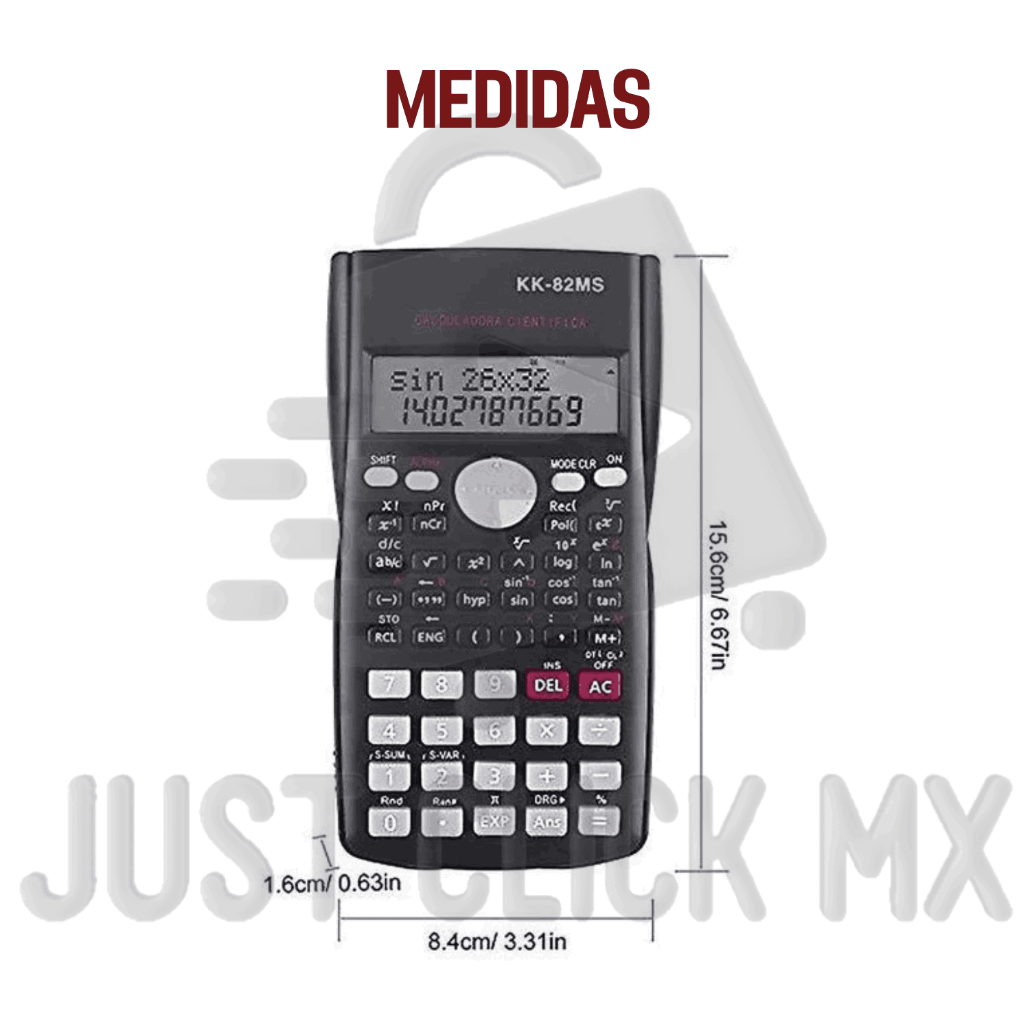 Foto 6 pulgar | Calculadora Científica Ingeniería 240 Funciones Inteligente