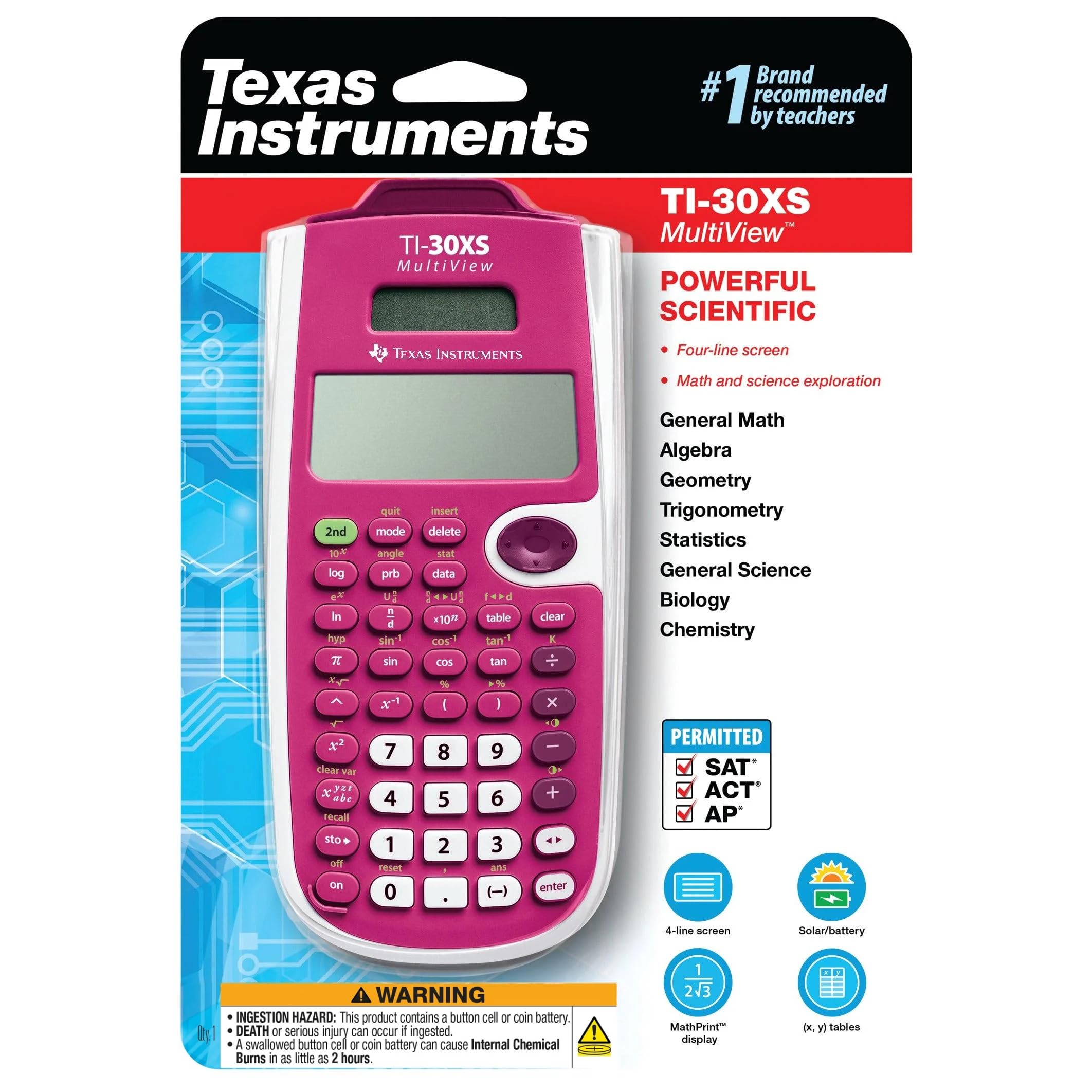 Foto 1 | Calculadora Científica Texas Instruments Ti-30xs Multiview - Venta Internacional.