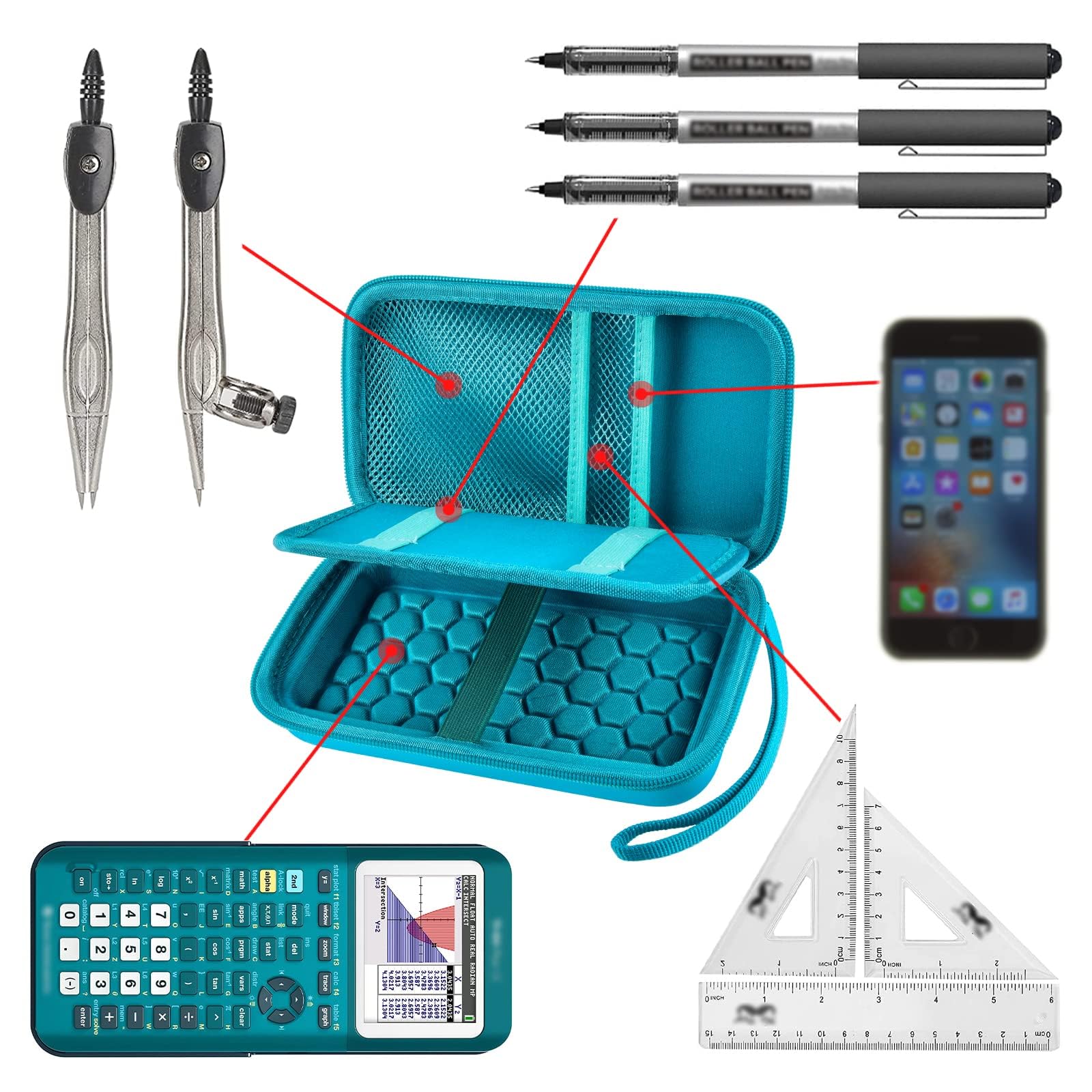 Foto 5 pulgar | Calculadoras Gráficas Case Paiyule Para Texas Instruments Ti-84 Plus/ti-83 Plus Ce - Venta Internacional.