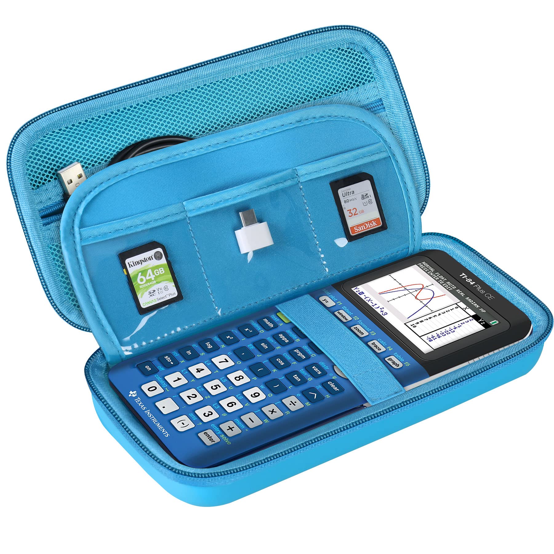 Foto 2 pulgar | Funda Rígida Bovke Para Texas Instruments Ti-84 Plus Ce Azul - Venta Internacional.