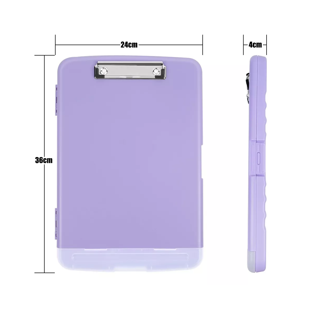 Foto 3 pulgar | Portapapeles Con Almacenamiento Eo Safe Imports Esi-15165 Purpura