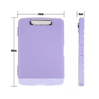 Foto 2 | Portapapeles Con Almacenamiento Eo Safe Imports Esi-15165 Purpura
