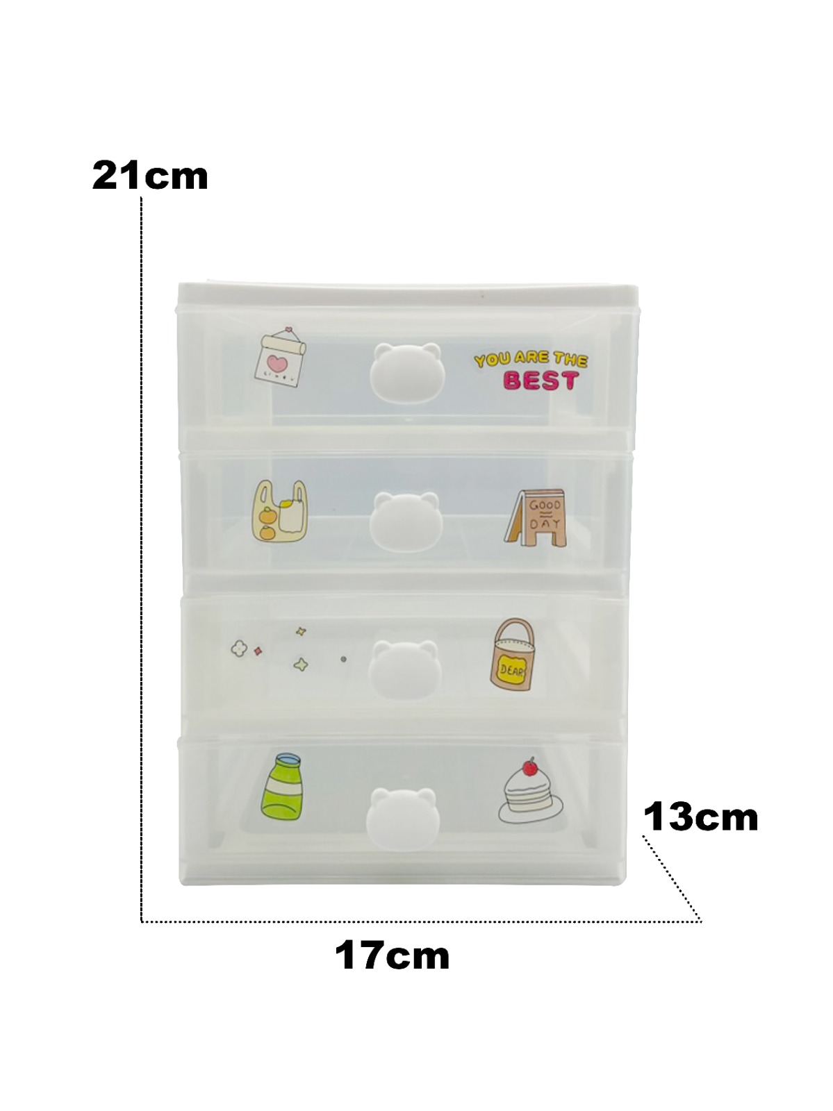 Foto 7 pulgar | Mini Cajon Organizador Para Escritorio Blanco