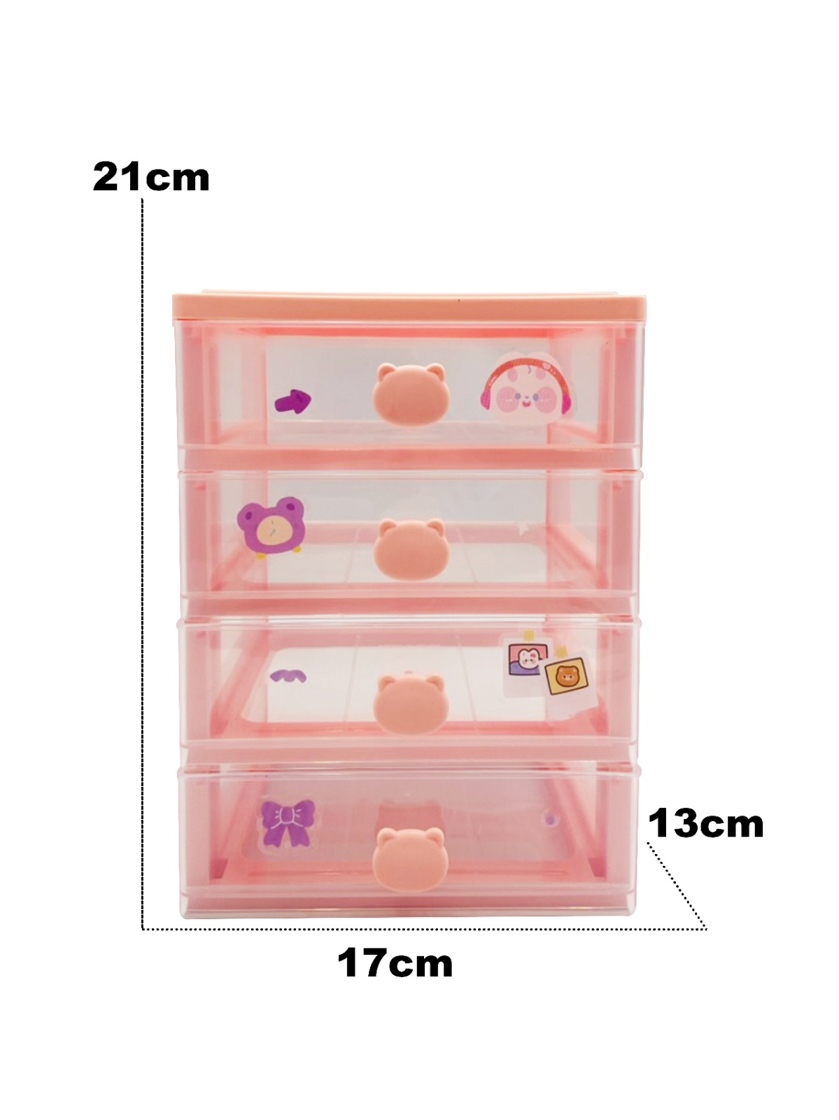 Foto 7 pulgar | Mini Cajon Organizador Para Escritorio Rosa