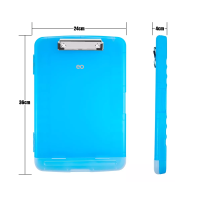 Foto 2 | Portapapeles Con Almacenamiento Eo Safe Imports Esi-15162-1 Azul