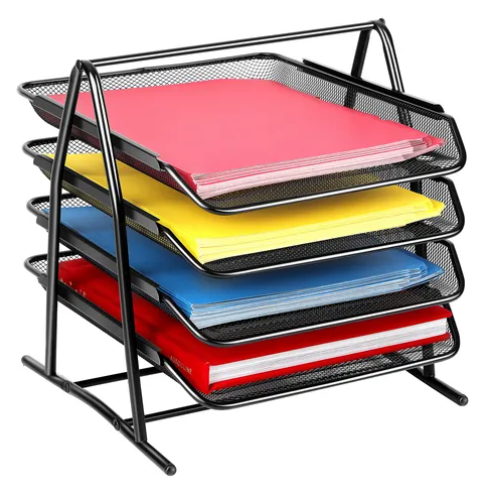 Foto 1 | Organizador Xtellar De Escritorio De Metal Con 4 Niveles De Cajones