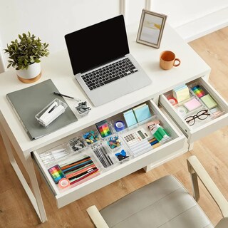 Foto 5 | 25pcs Organizador De Cajones Belug Escritorio Transparente Oficina Transparente