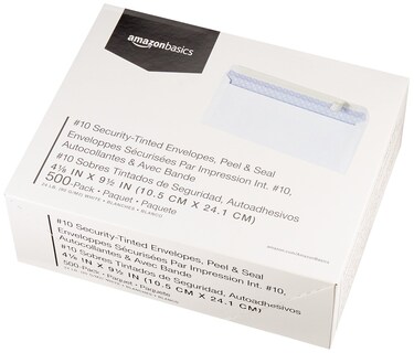 Foto 5 | Sobres para Cartas Amazon Basics de 500 Piezas-Venta Internacional