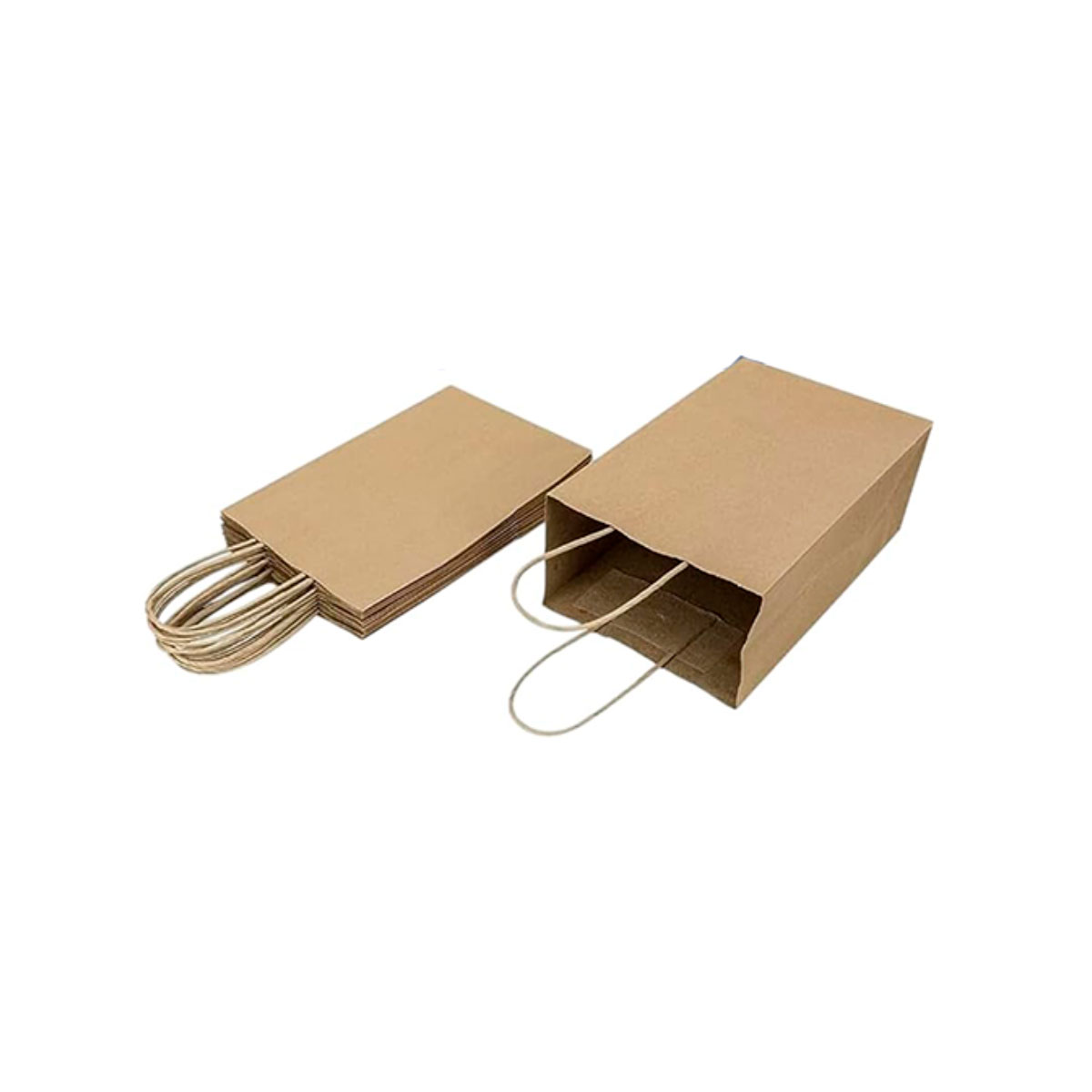 Foto 3 | Kit De Bolsas De Papel Kraft  Bolsa De Regalo  Capacidad De Carga 3 Kg bluelander (café)