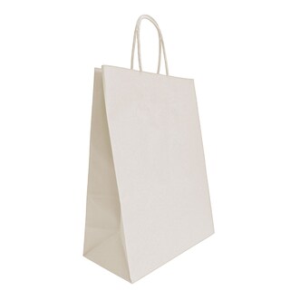 Foto 4 | Kit De Bolsas De Papel Kraft Bolsa De Regalo Capacidad De Carga 3 Kg bluelander (blanco)