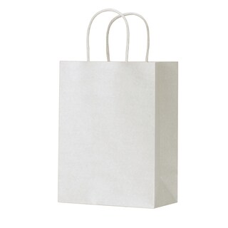 Foto 5 | Kit De Bolsas De Papel Kraft Bolsa De Regalo Capacidad De Carga 3 Kg bluelander (blanco)