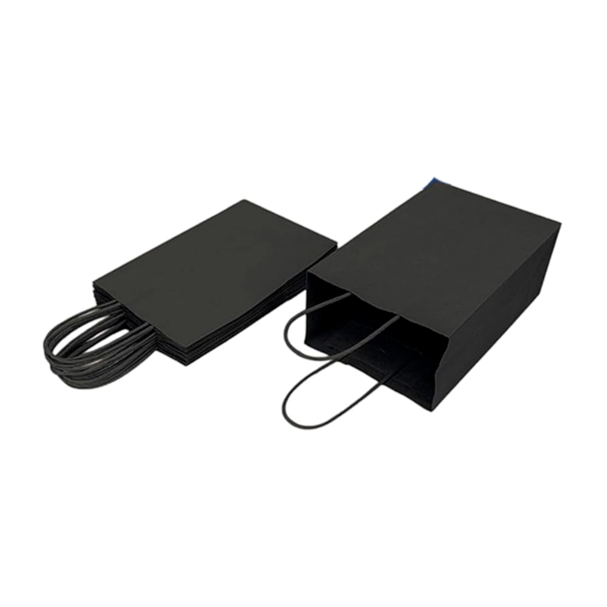 Foto 5 pulgar | Kit De Bolsas De Papel Kraft  Bolsa De Regalo  Capacidad De Carga 3 Kg bluelander (negro)