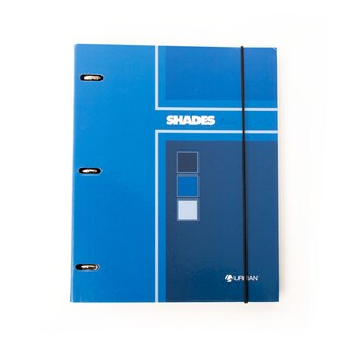 Foto 1 | Carpeta Profesional Pasta Dura Shades Azul Raya 120hojas
