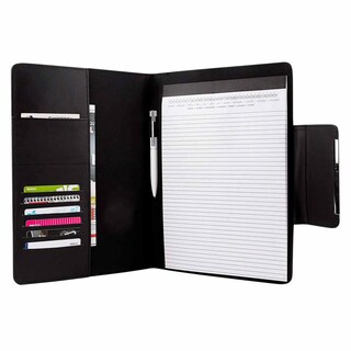 Foto 3 | Carpeta Ejecutiva A4 Con Broche Magnético Y Compartimentos | Curpiel 24x32 Cm
