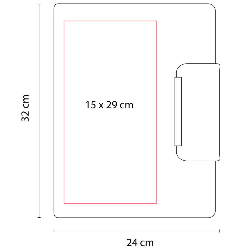 Foto 5 | Carpeta Ejecutiva A4 Con Broche Magnético Y Compartimentos | Curpiel 24x32 Cm