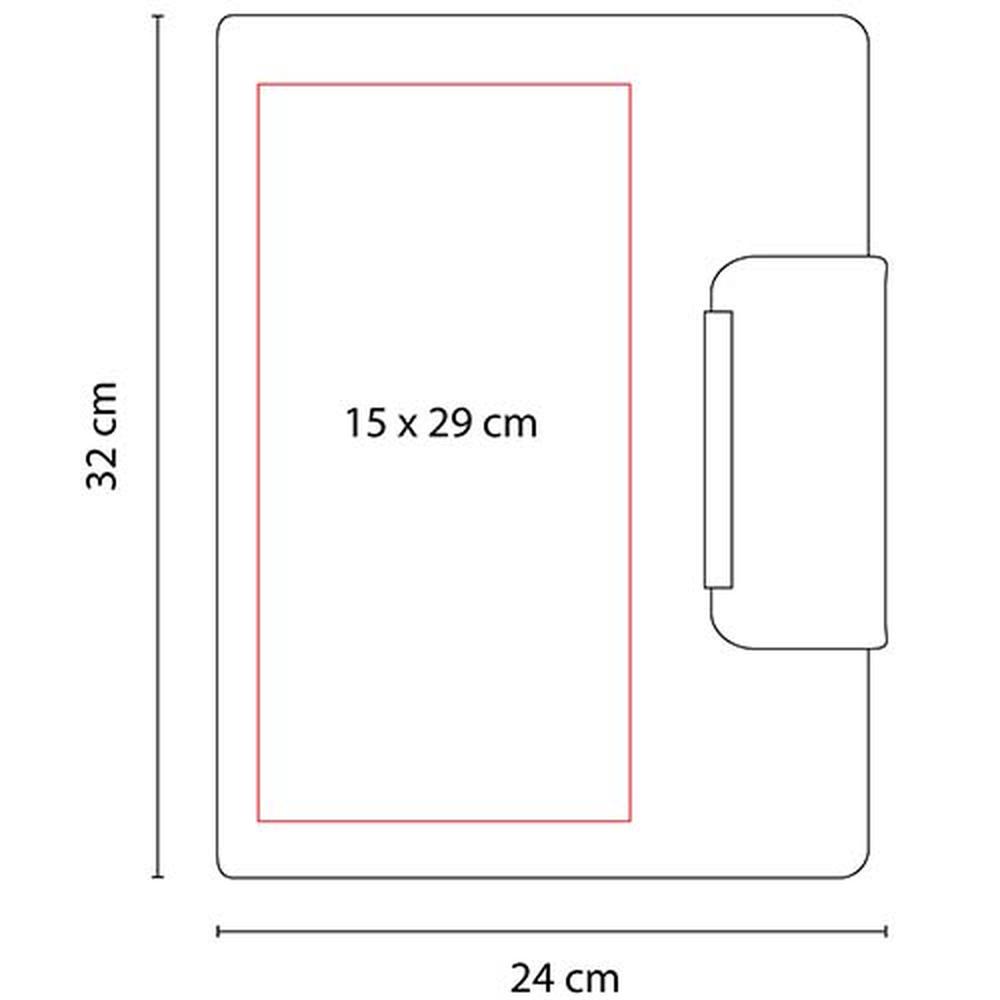 Foto 8 | Carpeta Ejecutiva A4 Con Broche Magnético Y Compartimentos | Curpiel 24x32 Cm
