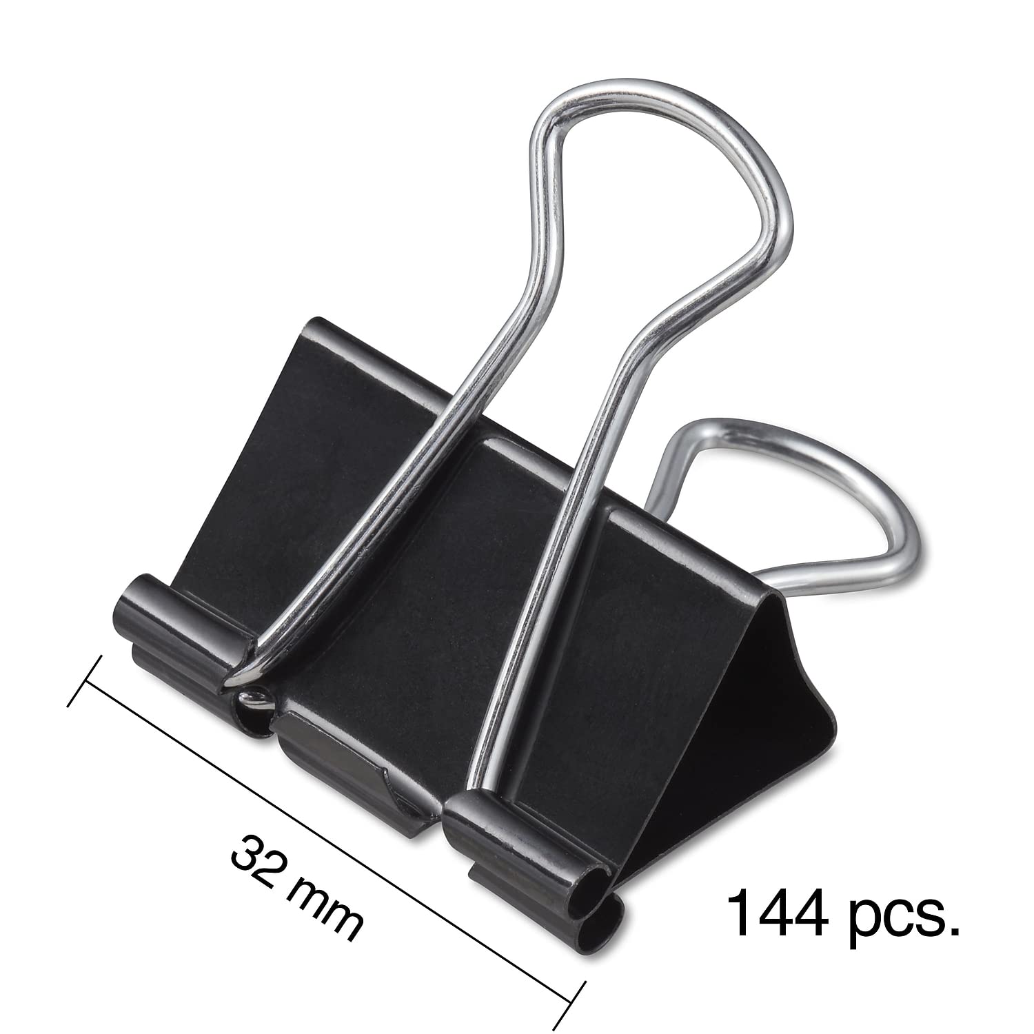 Foto 6 pulgar | Binder Clips Staples, Color Negro Mediano, 5/8 Pulgadas, Capacidad 288 Unidades - Venta Internacional.