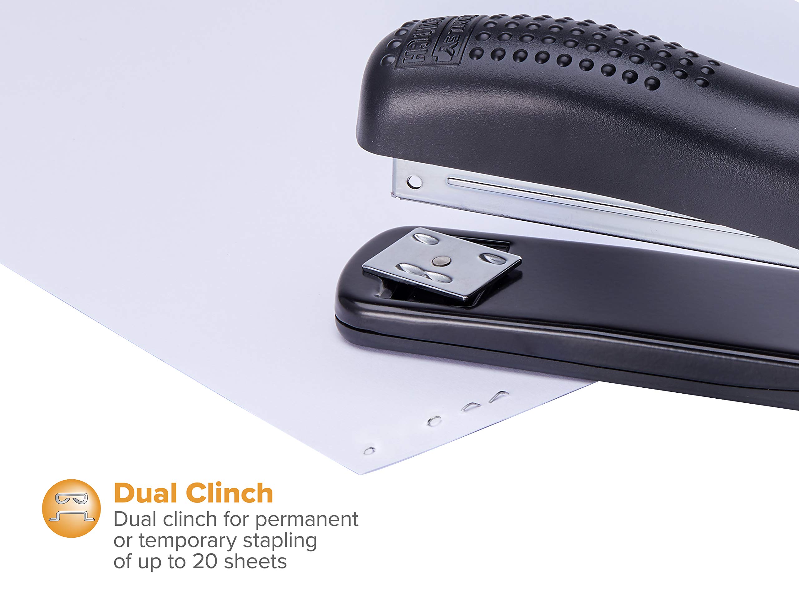 Foto 6 pulgar | Escritorio Ergonómico De Oficina Stapler Bostitch, 20 Hojas, Color Negro, Paquete De 2 - Venta Internacional.