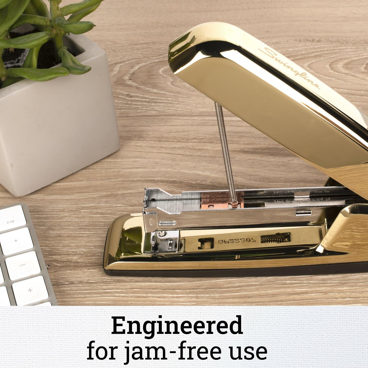 Foto 4 pulgar | Grapadora Swingline 747 Business Con Capacidad Para 30 Hojas, Color Dorado Cromado - Venta Internacional.