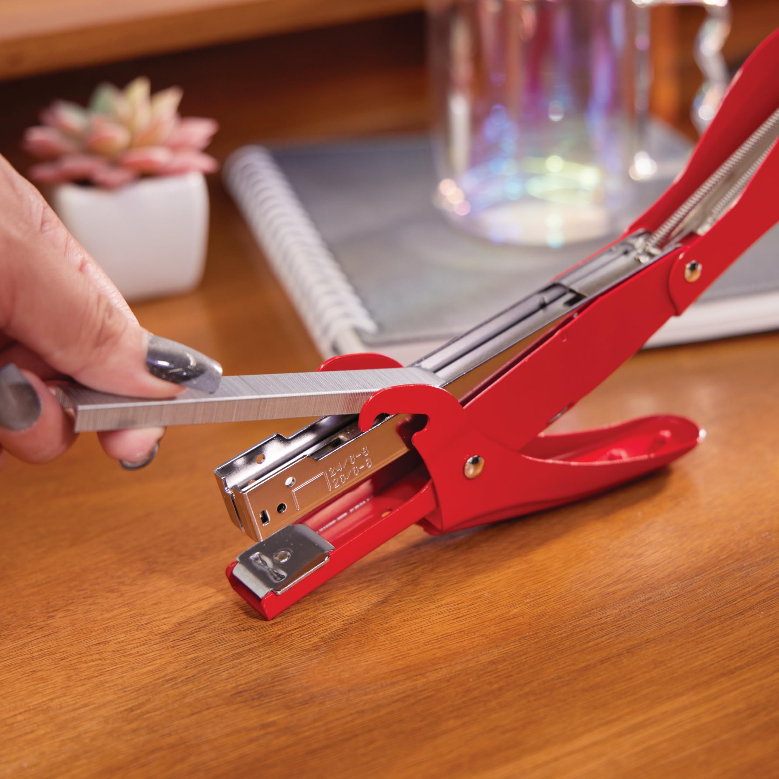 Foto 6 pulgar | Engrapadora Portátil Swingline Rojo - Venta Internacional