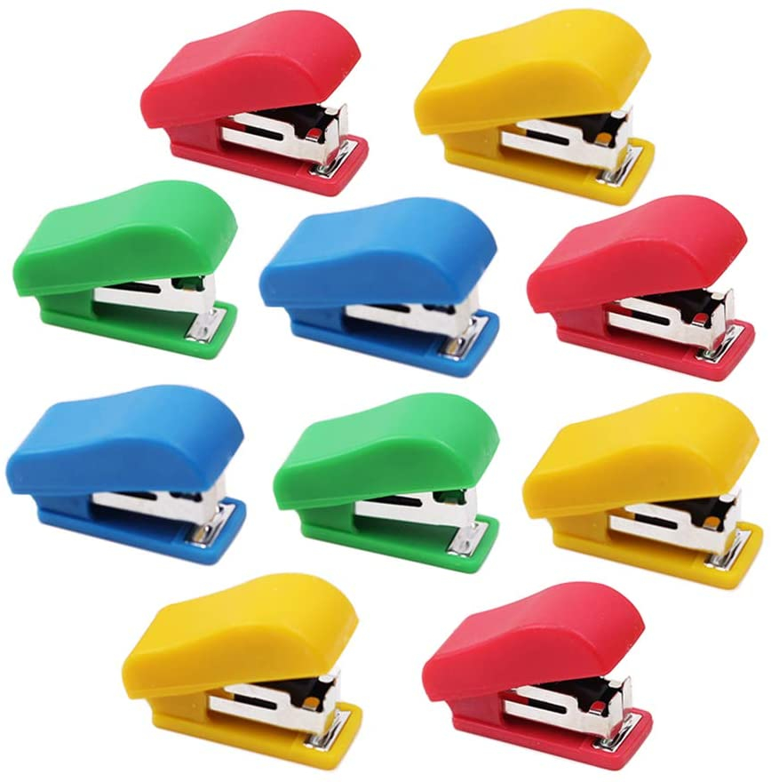 Foto 2 pulgar | Miniset De Oficina Stapler Jieyou Con 10 Grapadoras Y 3000 Grapas - Venta Internacional.