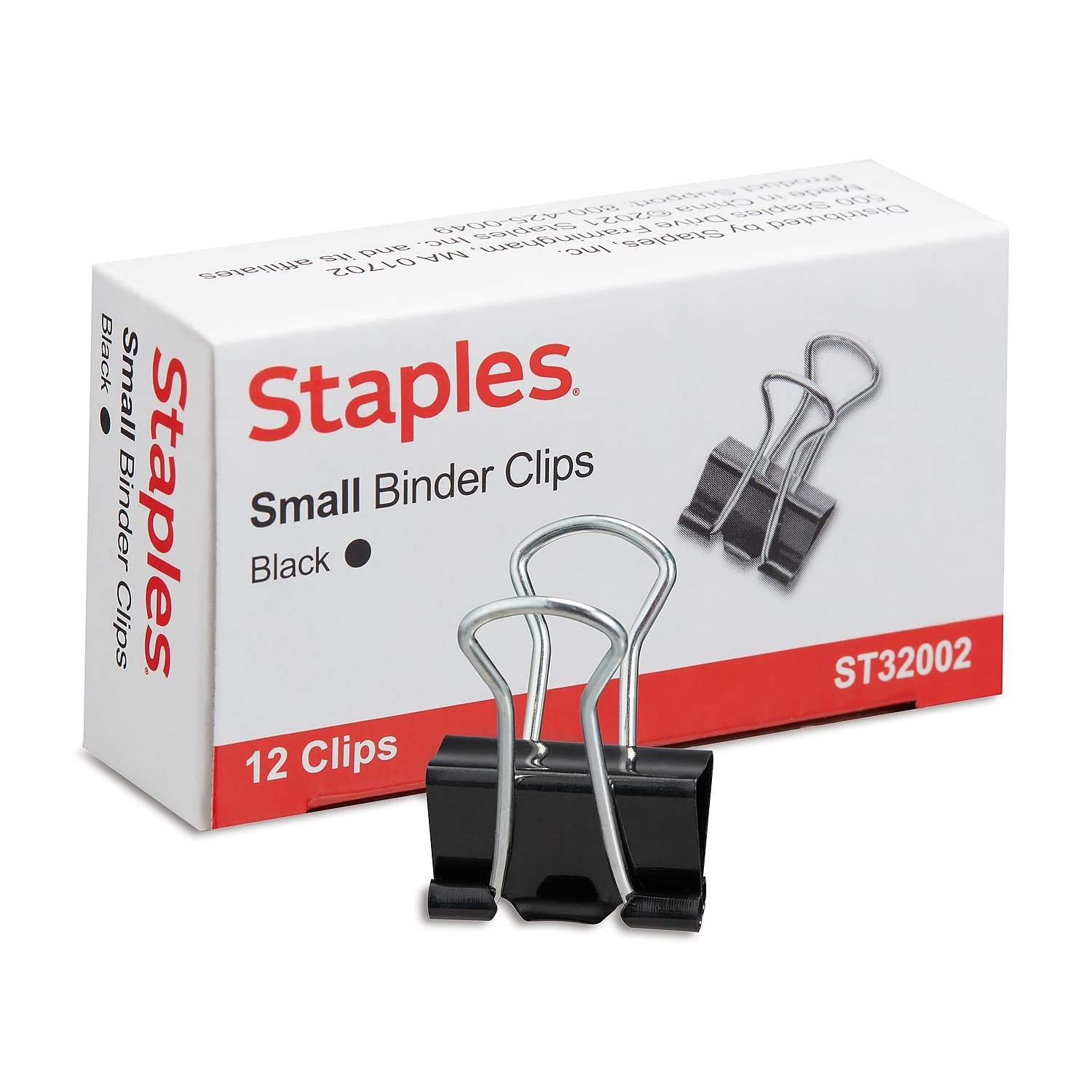 Foto 2 | Binder Clips Staples 480114, Metal Negro, 19 Mm, 144 Unidades, Paquete - Venta Internacional.