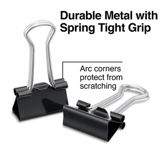 Foto 3 | Binder Clips Staples 480114, Metal Negro, 19 Mm, 144 Unidades, Paquete - Venta Internacional.