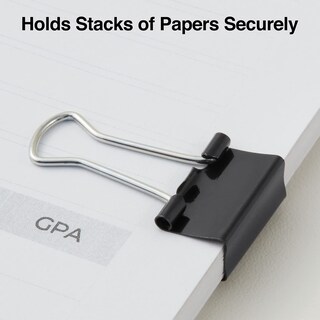 Foto 4 | Binder Clips Staples 480114, Metal Negro, 19 Mm, 144 Unidades, Paquete - Venta Internacional.