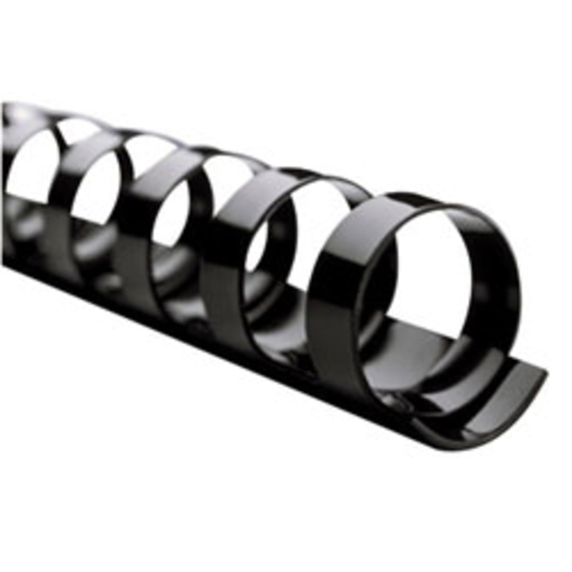 Foto 1 | Binding Spines Gbc Combbind, 1/4 Pulgadas, Capacidad Para 25 Hojas, Color Negro, Paquete De 100 - Venta Internacional.
