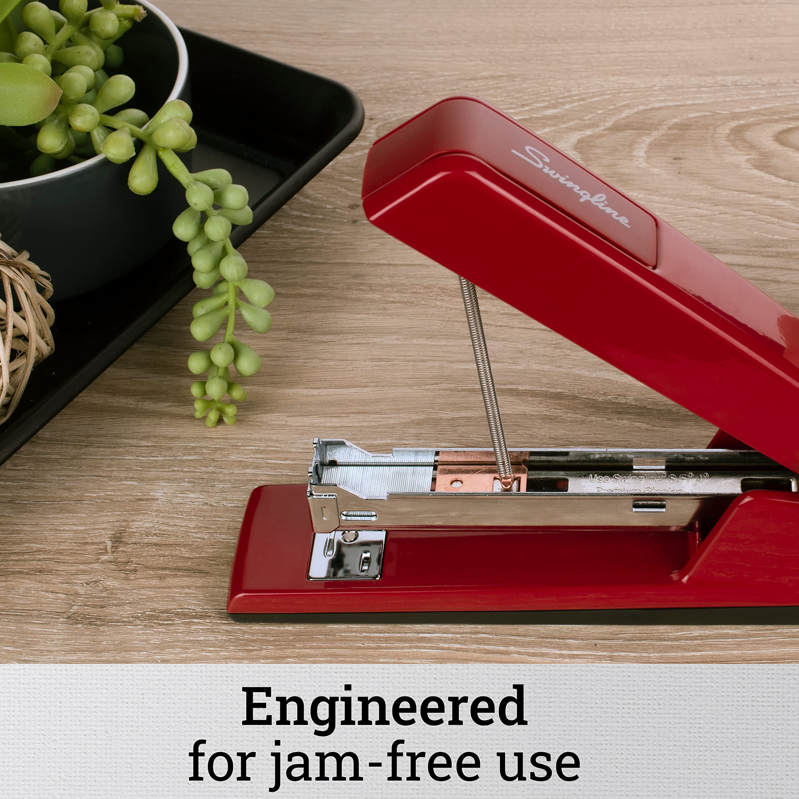 Foto 5 pulgar | Grapadora Swingline 747 Classic, Con Capacidad Para 30 Hojas, Metal, Color Rojo - Venta Internacional.