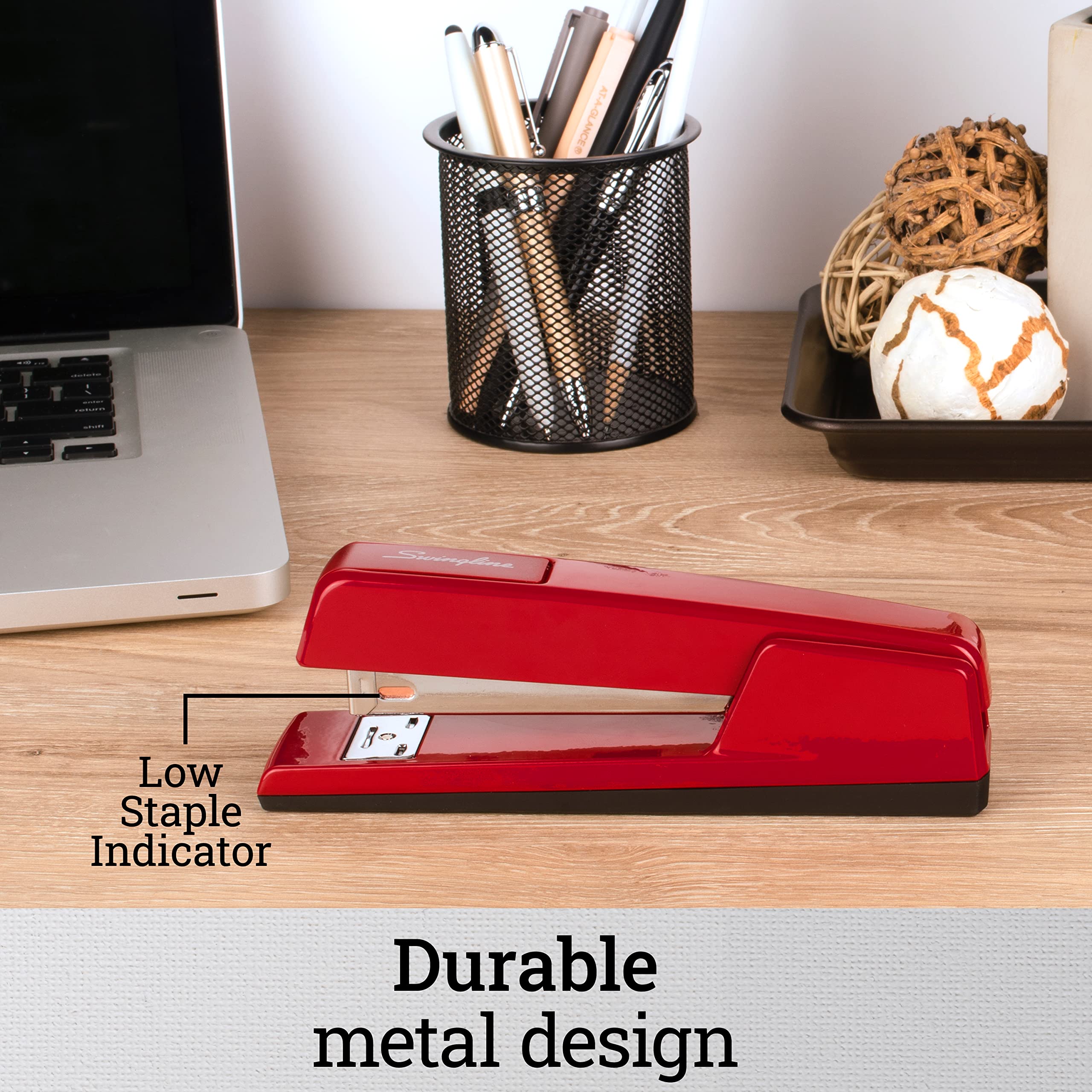 Foto 7 pulgar | Grapadora Swingline 747 Classic, Con Capacidad Para 30 Hojas, Metal, Color Rojo - Venta Internacional.