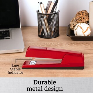 Foto 6 | Grapadora Swingline 747 Classic, Con Capacidad Para 30 Hojas, Metal, Color Rojo - Venta Internacional.