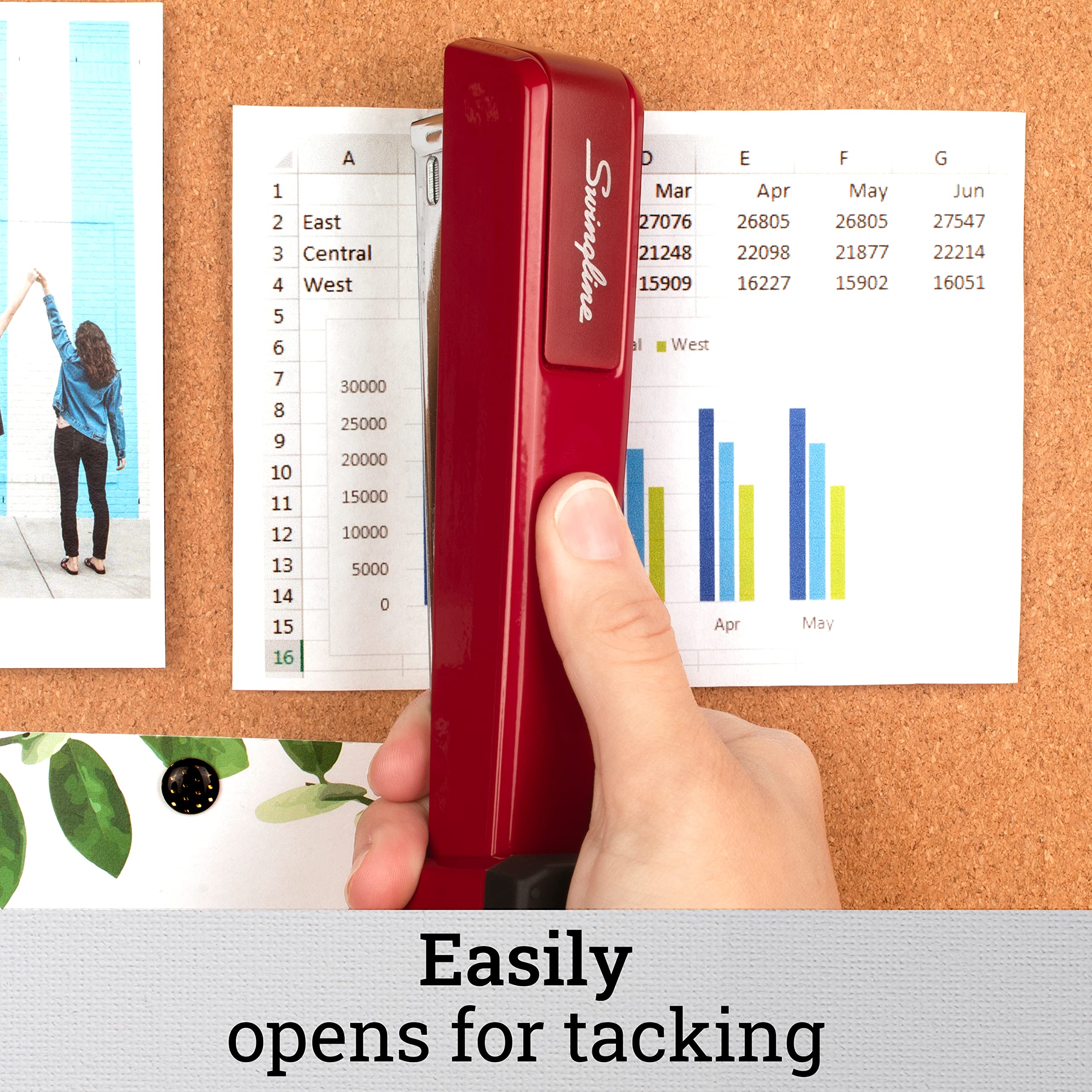 Foto 8 pulgar | Grapadora Swingline 747 Classic, Con Capacidad Para 30 Hojas, Metal, Color Rojo - Venta Internacional.