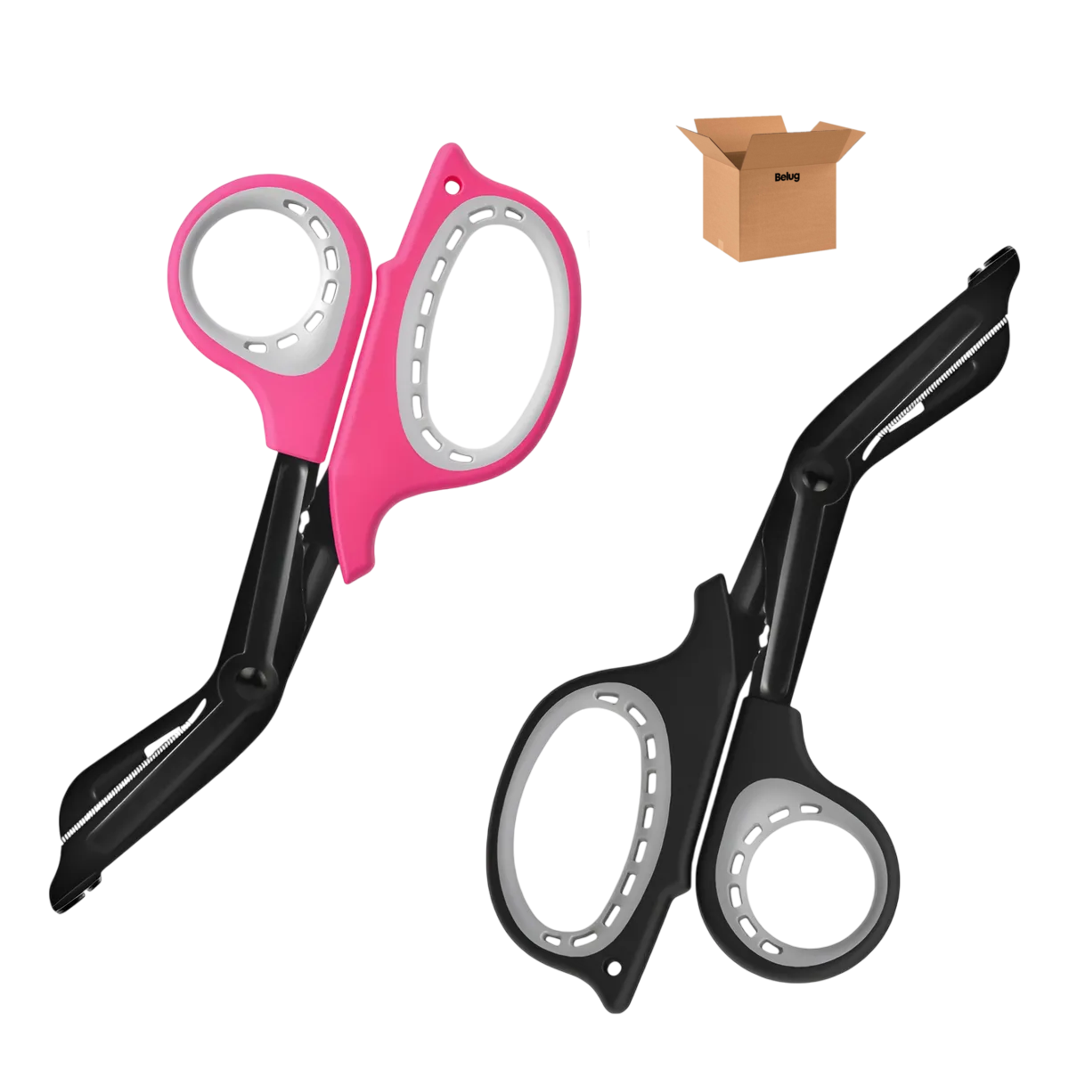Foto 1 | Tijeras De Botones Belug  Uso Rudo Acero Inox Hospital Merceria 2pc Negro Rosa