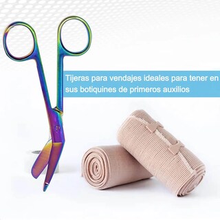 Foto 5 | Tijeras De Boton Belug De Care Acero Inox Tijeras Escolare 2pcs Azul