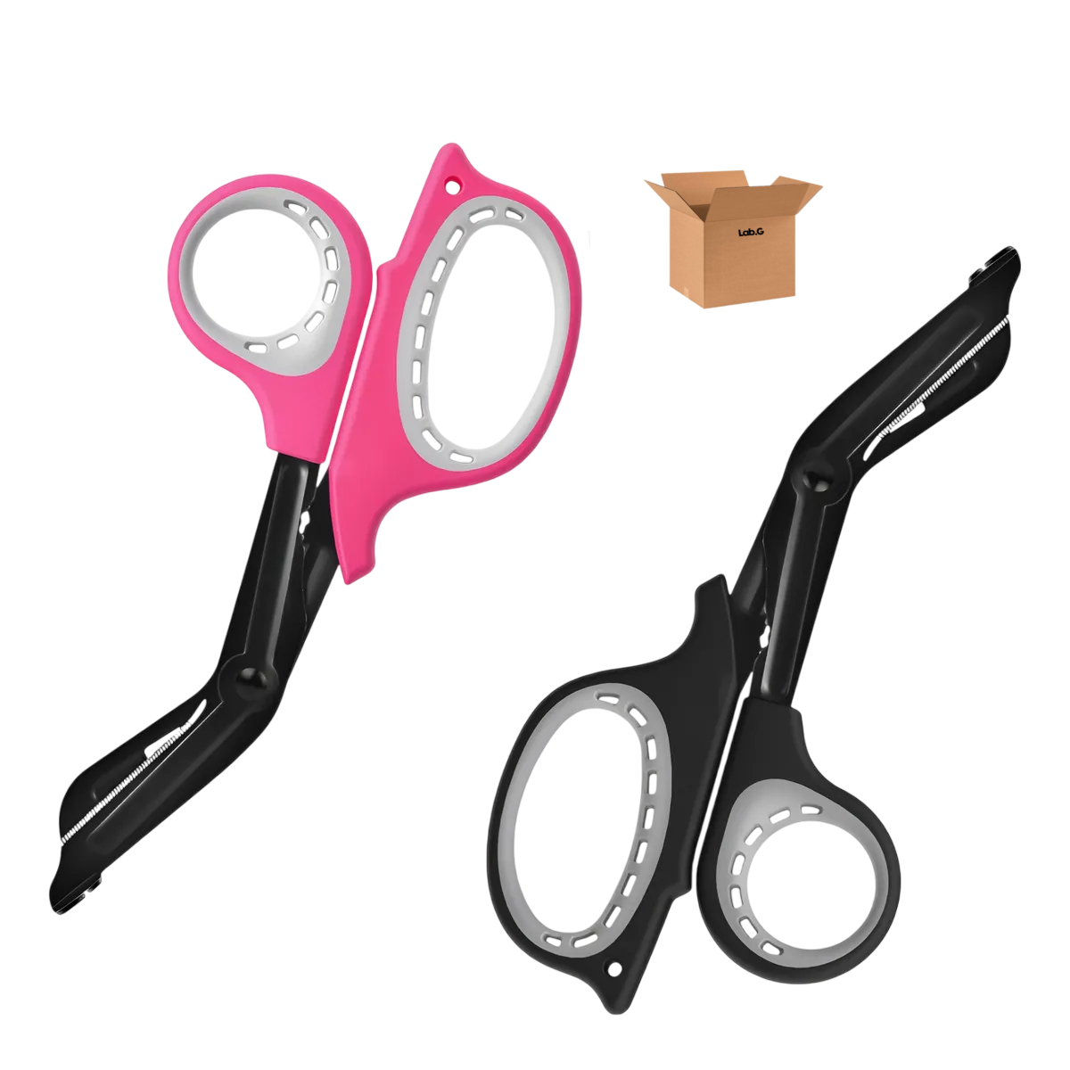 Foto 1 | Tijeras De Botones  Lab.g Uso Rudo Acero Inox Hospital Merceria 2pc Negro Rosa