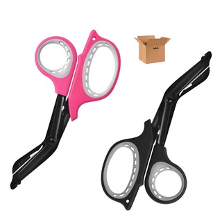 Foto 1 | Tijeras De Botones Lab.g Uso Rudo Acero Inox Hospital Merceria 2pc Negro Rosa