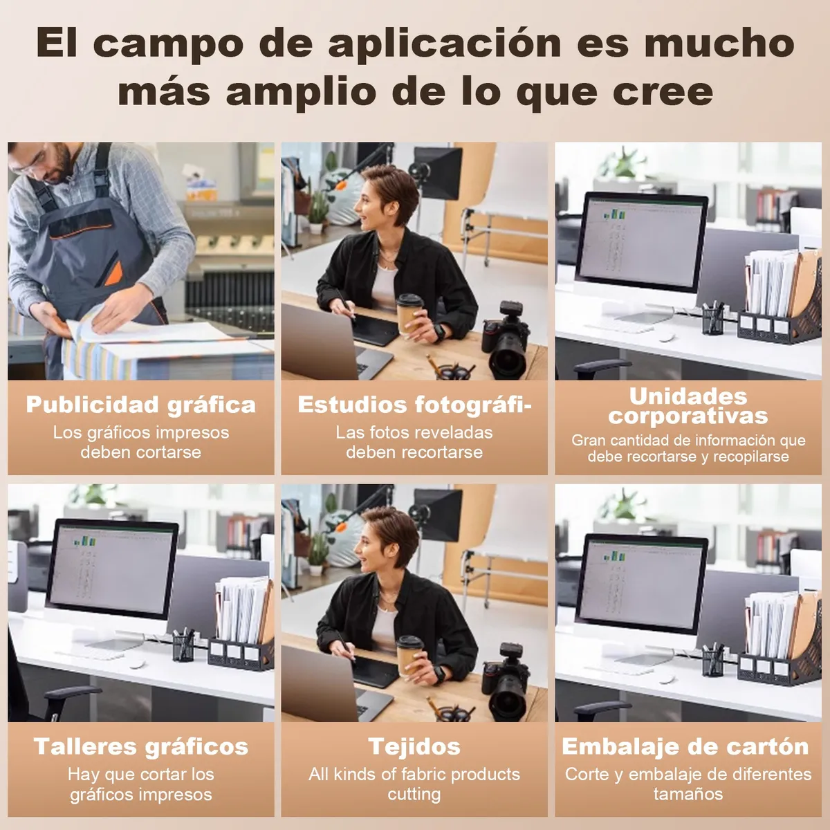 Foto 4 pulgar | Guillotina  Lab.g Para Papel A4 Cortador De Papel Con Seguridad Blanco
